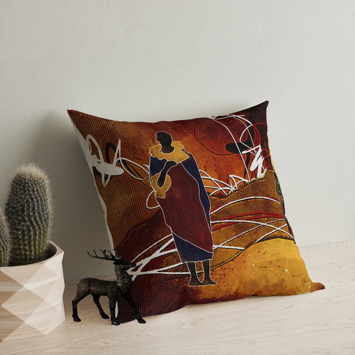 Aberto Design Cojín A11952 43x43 cm, 50% Algodón, 50% Poliéster, Relleno de Silicona para Máximo Confort y Estilo
